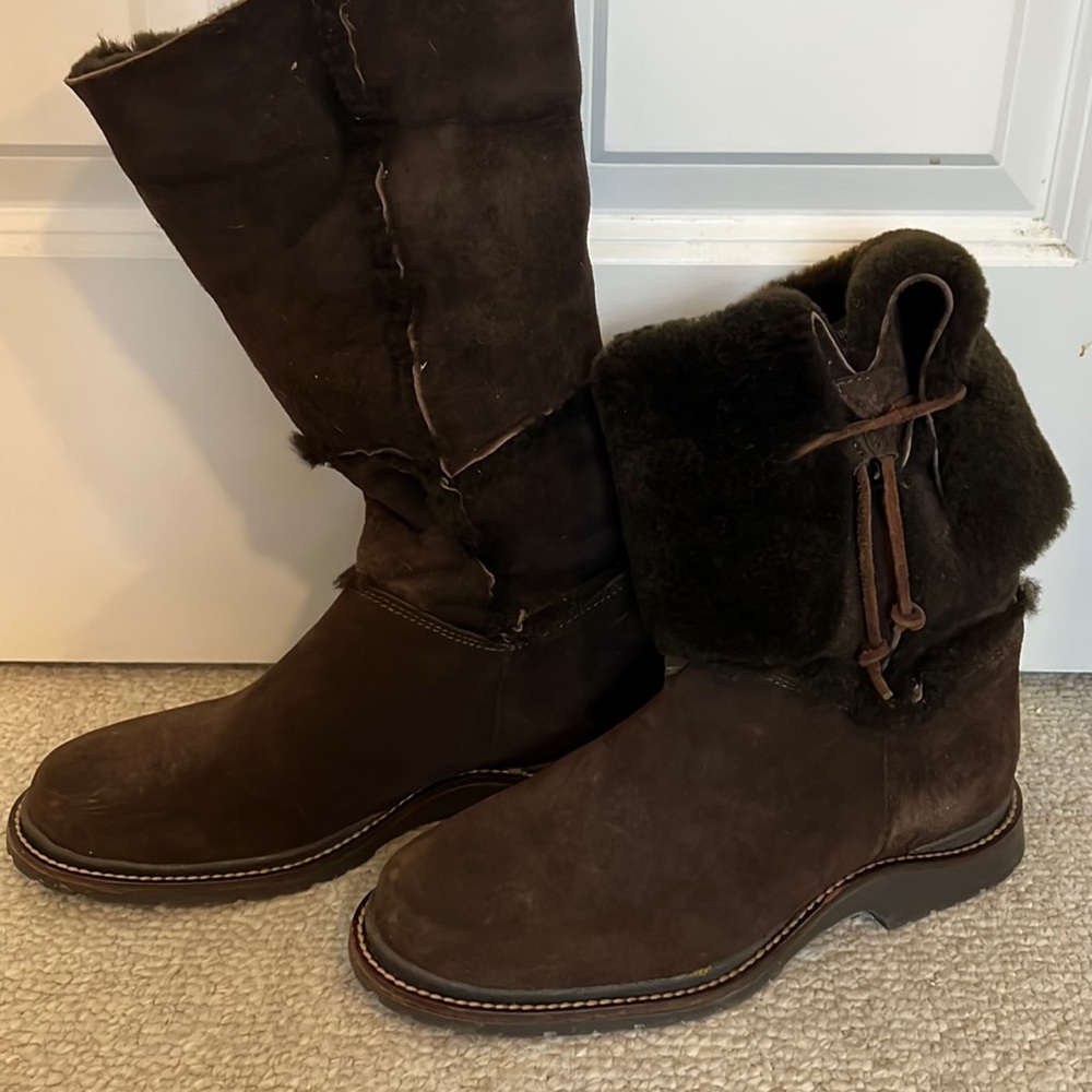 Boots suede